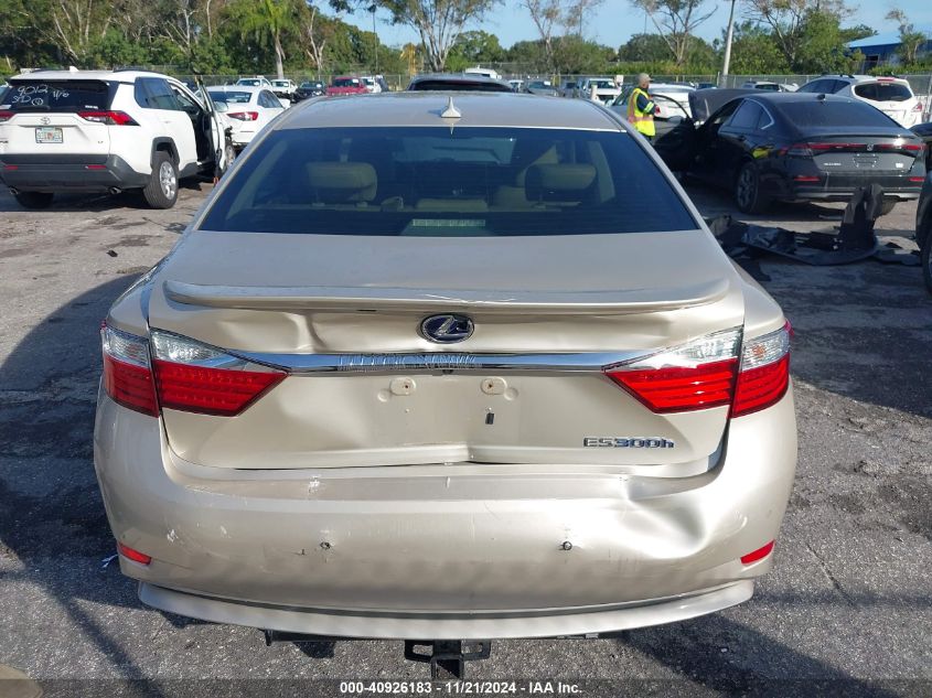 2013 Lexus Es 300H VIN: JTHBW1GG8D2001020 Lot: 40926183