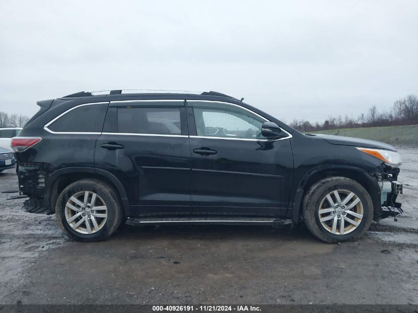 2014 TOYOTA HIGHLANDER LE V6 - 5TDBKRFH0ES055587