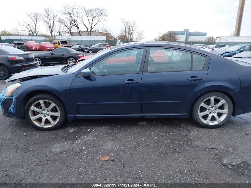 2007 Nissan Maxima 3.5 Se VIN: 1N4BA41E07C837420 Lot: 40926199