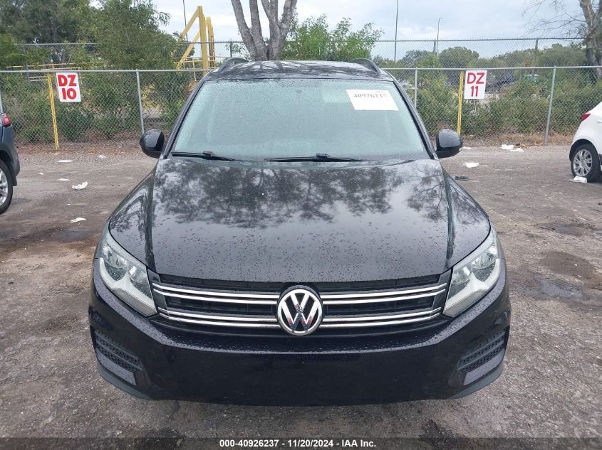 2015 Volkswagen Tiguan S VIN: WVGAV7AX7FW506565 Lot: 40926237