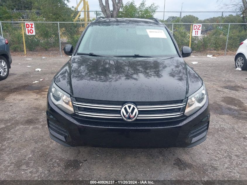 2015 Volkswagen Tiguan S VIN: WVGAV7AX7FW506565 Lot: 40926237