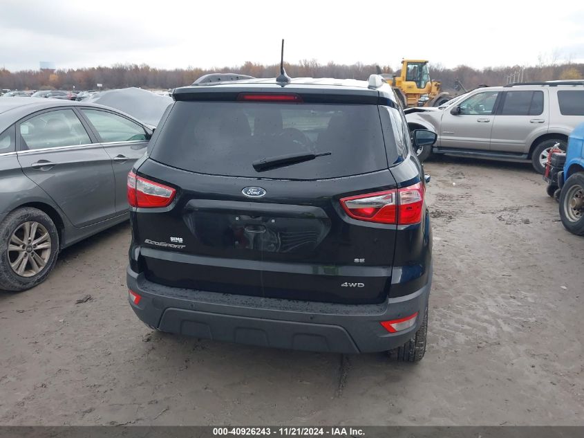 2018 Ford Ecosport Se VIN: MAJ6P1UL8JC166112 Lot: 40926243