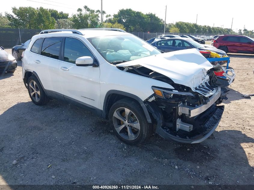 2019 Jeep Cherokee Limited Fwd VIN: 1C4PJLDB0KD325249 Lot: 40926260