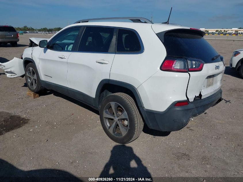 2019 Jeep Cherokee Limited Fwd VIN: 1C4PJLDB0KD325249 Lot: 40926260