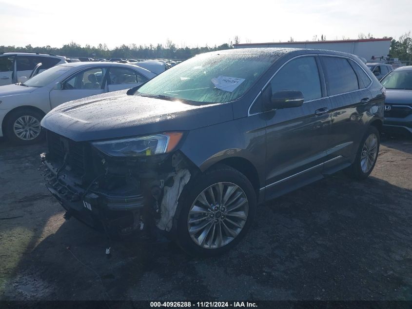 2020 Ford Edge Titanium VIN: 2FMPK4K98LBB25841 Lot: 40926288