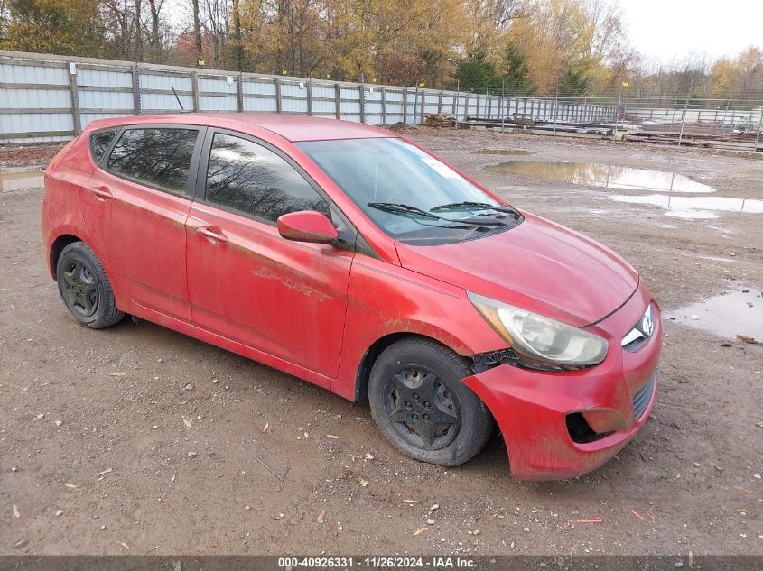 VIN KMHCT5AE6EU141551 2014 Hyundai Accent, GS no.1