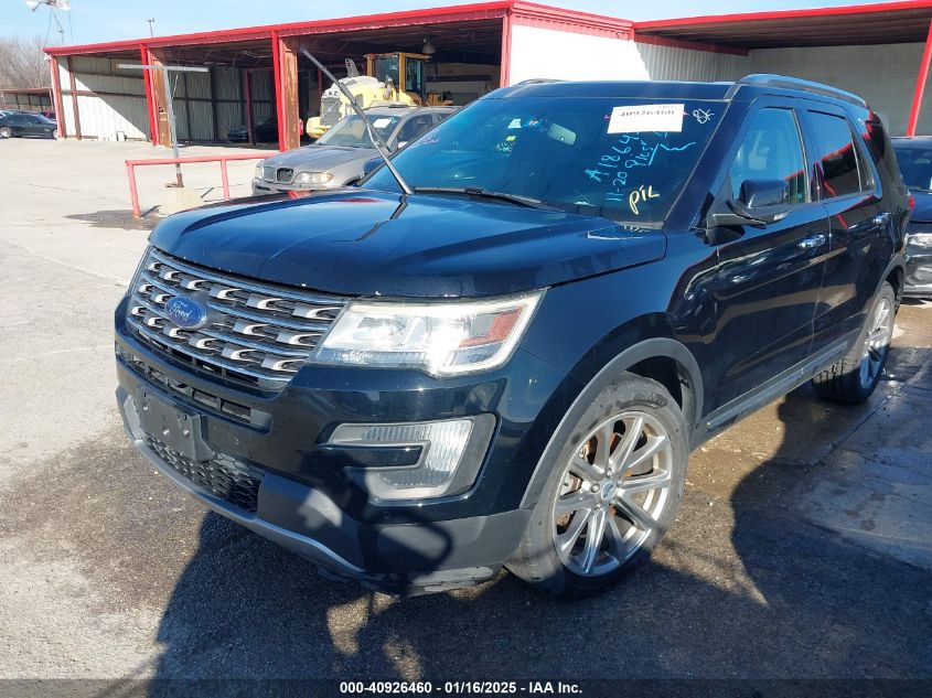 VIN 1FM5K7F83GGA18642 2016 Ford Explorer, Limited no.2