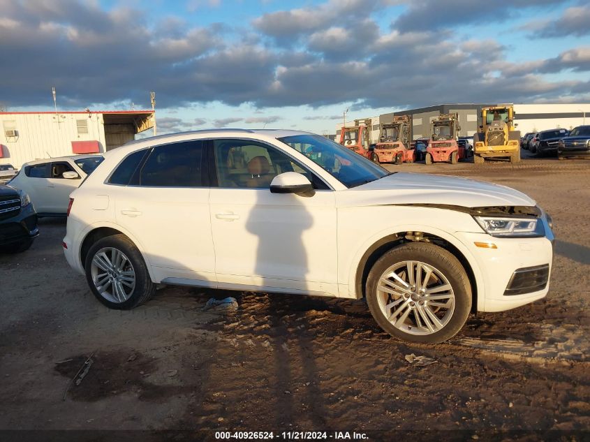 2018 Audi Q5 2.0T Premium VIN: WA1BNAFYXJ2248589 Lot: 40926524