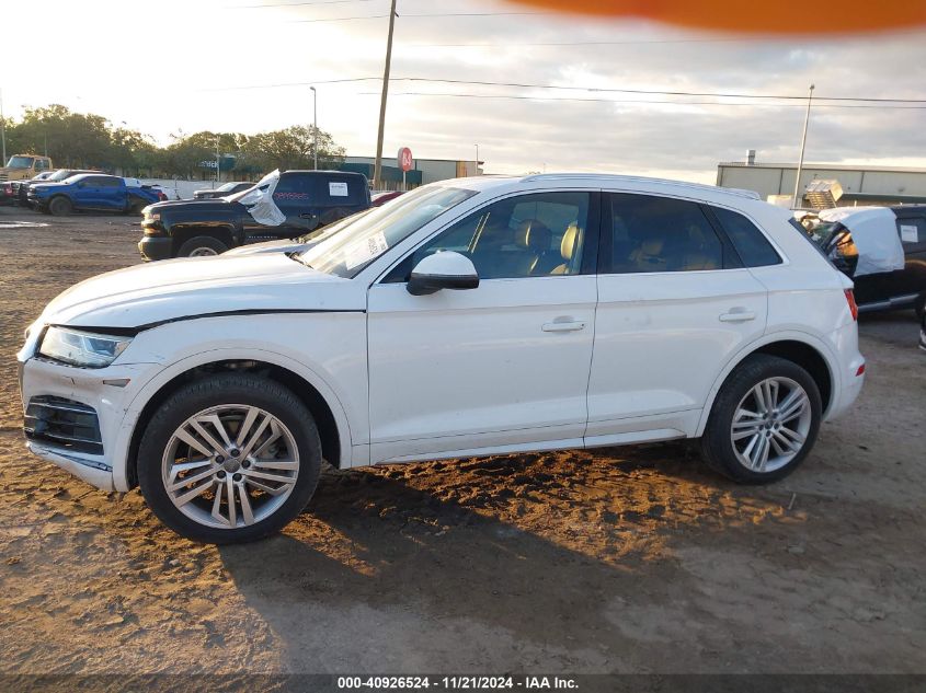 2018 Audi Q5 2.0T Premium VIN: WA1BNAFYXJ2248589 Lot: 40926524