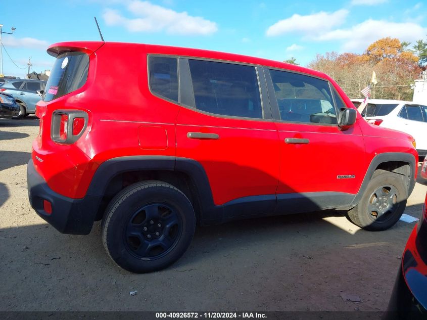 2017 Jeep Renegade Sport 4X4 VIN: ZACCJBAB0HPF15379 Lot: 40926572