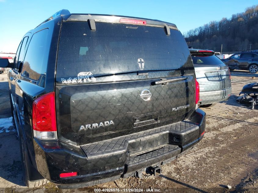 2015 Nissan Armada Platinum VIN: 5N1AA0NC1FN607343 Lot: 40926576