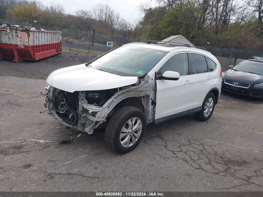 VIN 5J6RM4H74EL118086 2014 Honda CR-V, Ex-L no.2