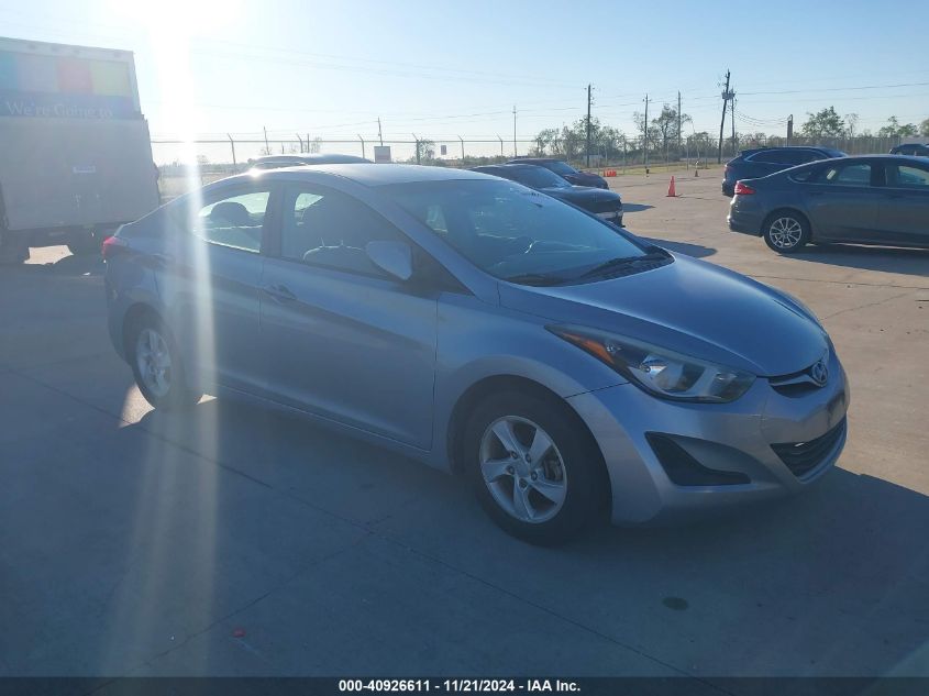 2015 Hyundai Elantra Se VIN: 5NPDH4AE5FH580272 Lot: 40926611