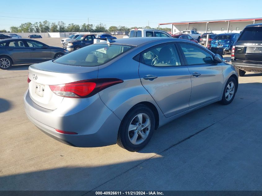 2015 Hyundai Elantra Se VIN: 5NPDH4AE5FH580272 Lot: 40926611