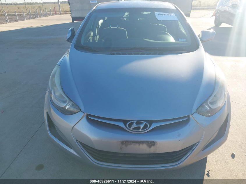 2015 Hyundai Elantra Se VIN: 5NPDH4AE5FH580272 Lot: 40926611