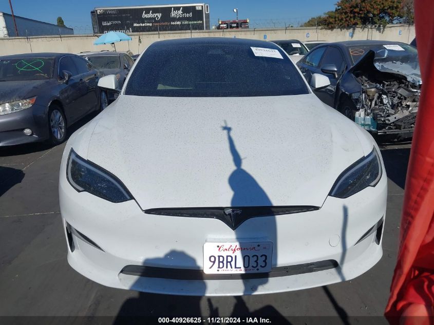 2022 Tesla Model S Dual Motor All-Wheel Drive VIN: 5YJSA1E51NF479943 Lot: 40926625