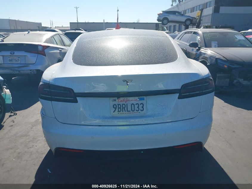 2022 Tesla Model S Dual Motor All-Wheel Drive VIN: 5YJSA1E51NF479943 Lot: 40926625