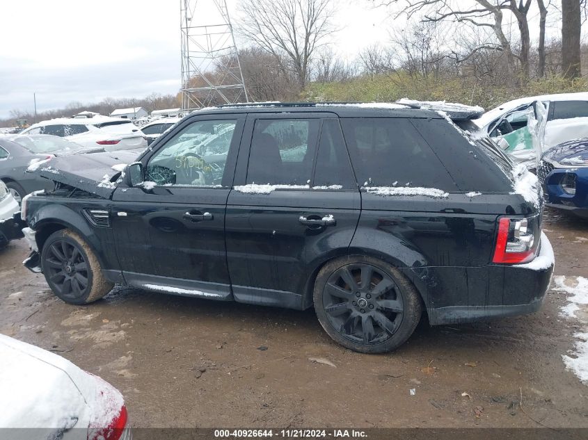 2013 Land Rover Range Rover Sport Hse VIN: SALSF2D47DA802344 Lot: 40926644