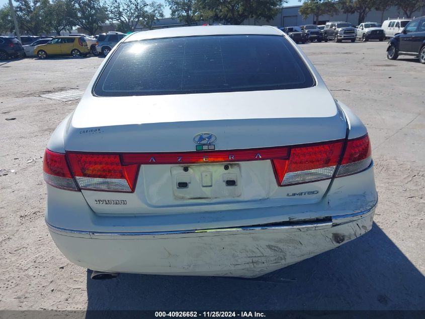 2006 Hyundai Azera Limited/Se VIN: KMHFC46F66A082285 Lot: 40926652