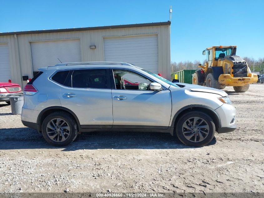 2016 Nissan Rogue Sl VIN: 5N1AT2MT2GC921099 Lot: 40926660