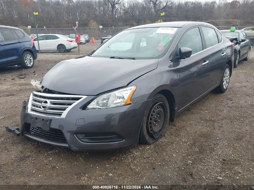 VIN 3N1AB7AP1FY261769 2015 Nissan Sentra, SV no.2