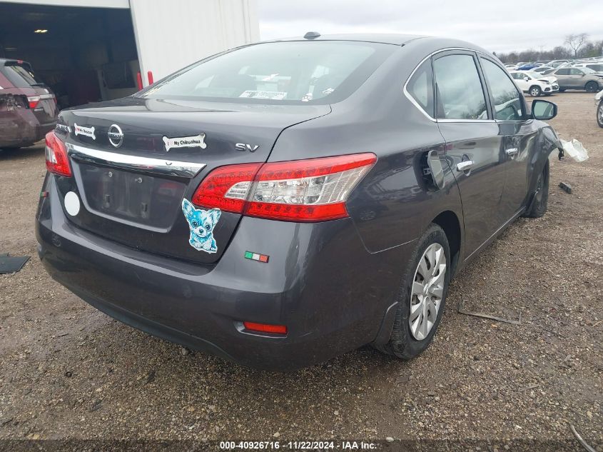 VIN 3N1AB7AP1FY261769 2015 Nissan Sentra, SV no.4