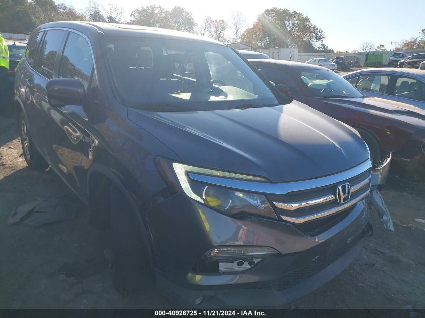 2016 Honda Pilot Ex-L VIN: 5FNYF5H52GB003265 Lot: 40926725