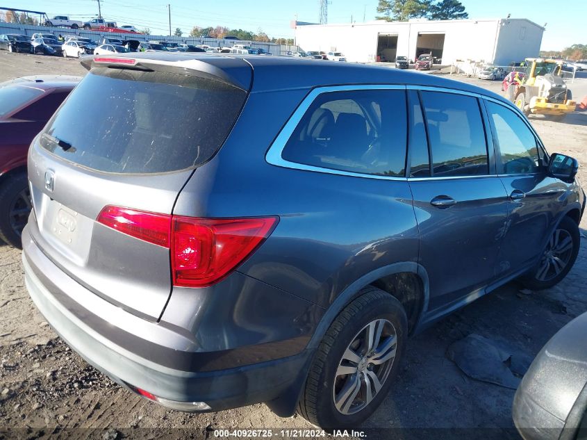 2016 Honda Pilot Ex-L VIN: 5FNYF5H52GB003265 Lot: 40926725