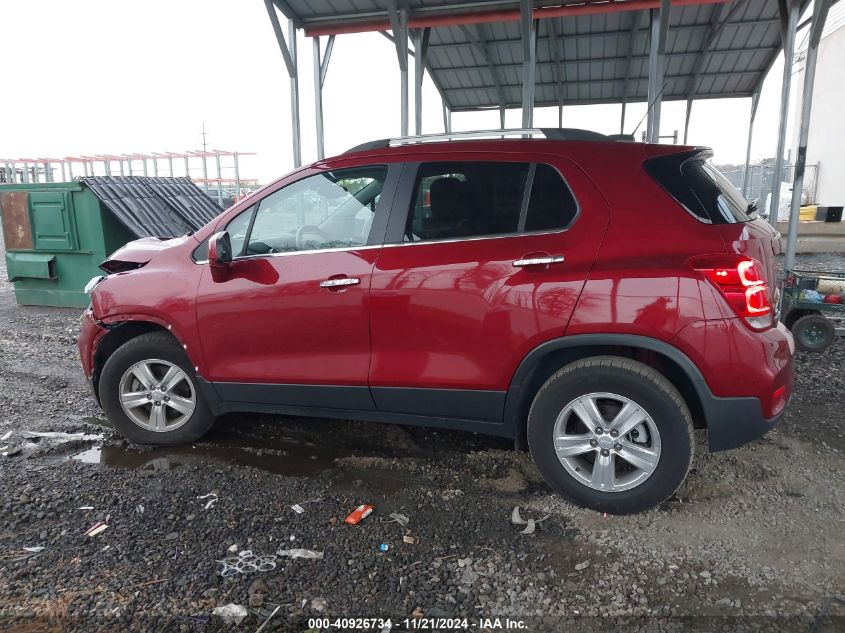 2019 Chevrolet Trax Lt VIN: 3GNCJPSB2KL175848 Lot: 40926734