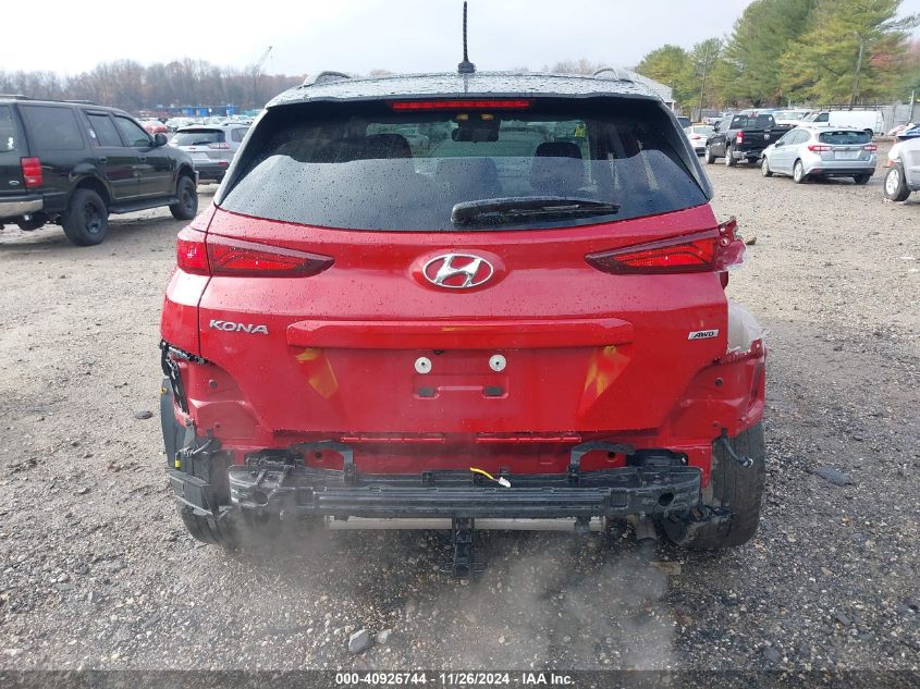 2020 Hyundai Kona Sel VIN: KM8K2CAA6LU405963 Lot: 40926744