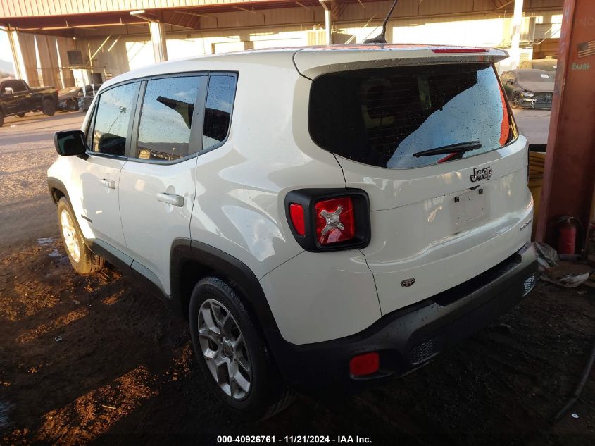 2016 Jeep Renegade Sport VIN: ZACCJAAT3GPD04436 Lot: 40926761