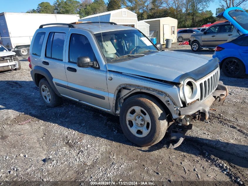 2004 Jeep Liberty Sport VIN: 1J4FK48184W256053 Lot: 40926774