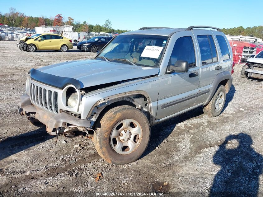 2004 Jeep Liberty Sport VIN: 1J4FK48184W256053 Lot: 40926774