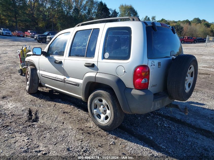 2004 Jeep Liberty Sport VIN: 1J4FK48184W256053 Lot: 40926774