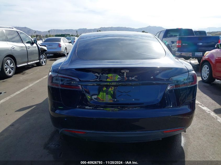 2014 Tesla Model S P85 VIN: 5YJSA1H14EFP64550 Lot: 40926793