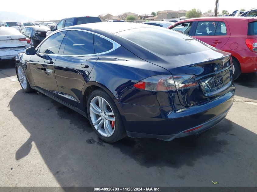 VIN 5YJSA1H14EFP64550 2014 Tesla Model S, P85 no.3