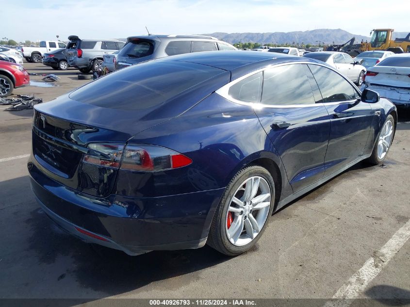 VIN 5YJSA1H14EFP64550 2014 Tesla Model S, P85 no.4