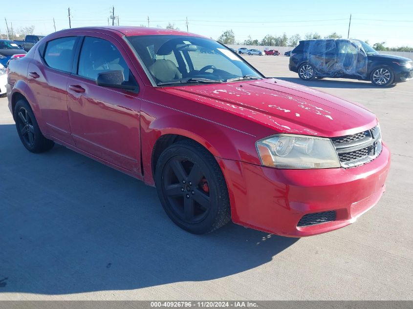 VIN 1C3CDZAB5DN712703 2013 DODGE AVENGER no.1