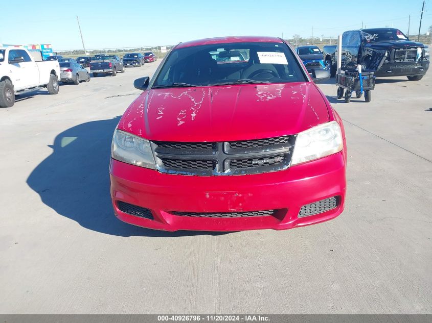 2013 Dodge Avenger Se VIN: 1C3CDZAB5DN712703 Lot: 40926796