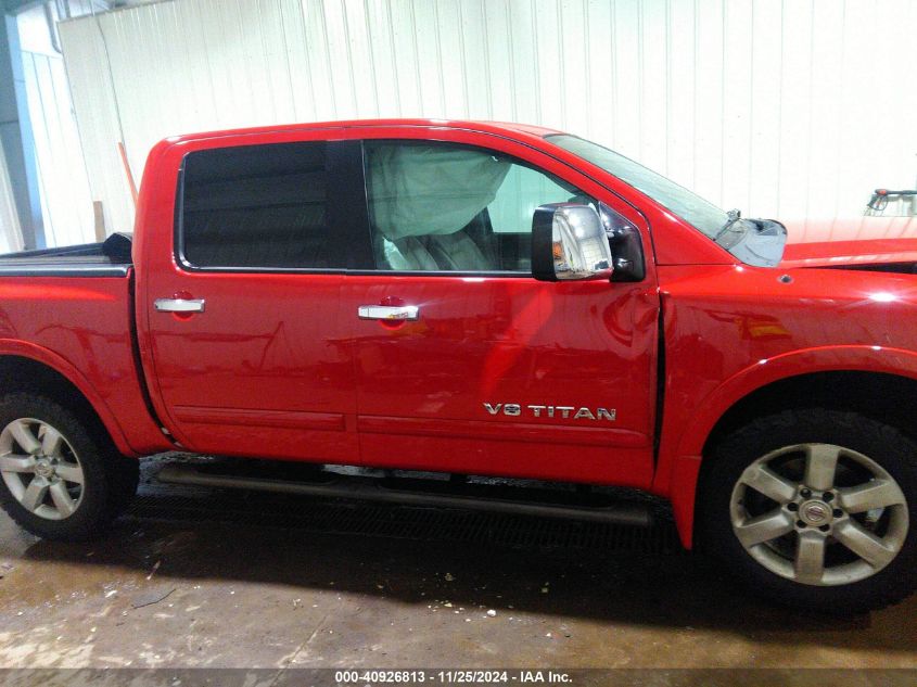 2010 Nissan Titan Le VIN: 1N6AA0EC5AN325636 Lot: 40926813