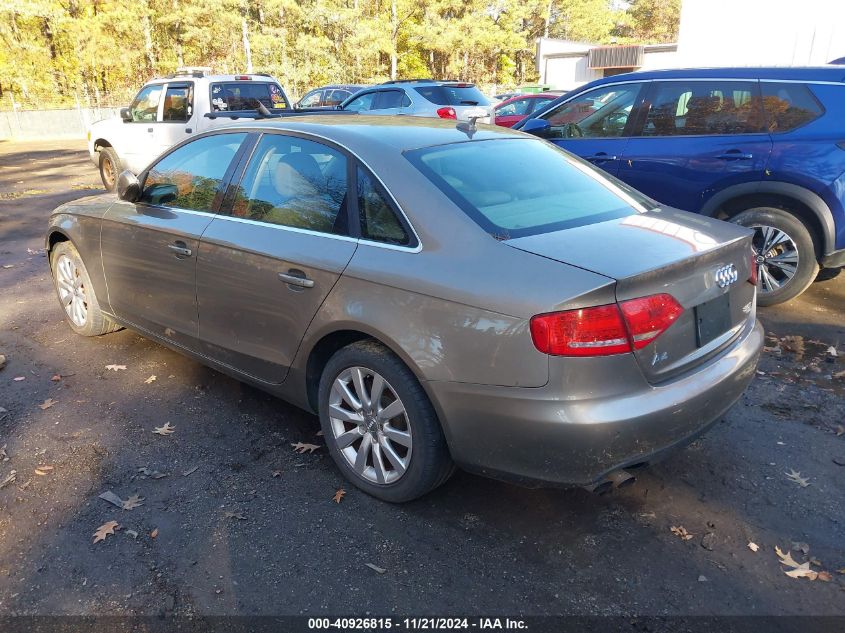 2010 Audi A4 2.0T Premium VIN: WAUFFAFL1AN013938 Lot: 40926815