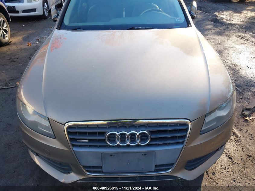 2010 Audi A4 2.0T Premium VIN: WAUFFAFL1AN013938 Lot: 40926815