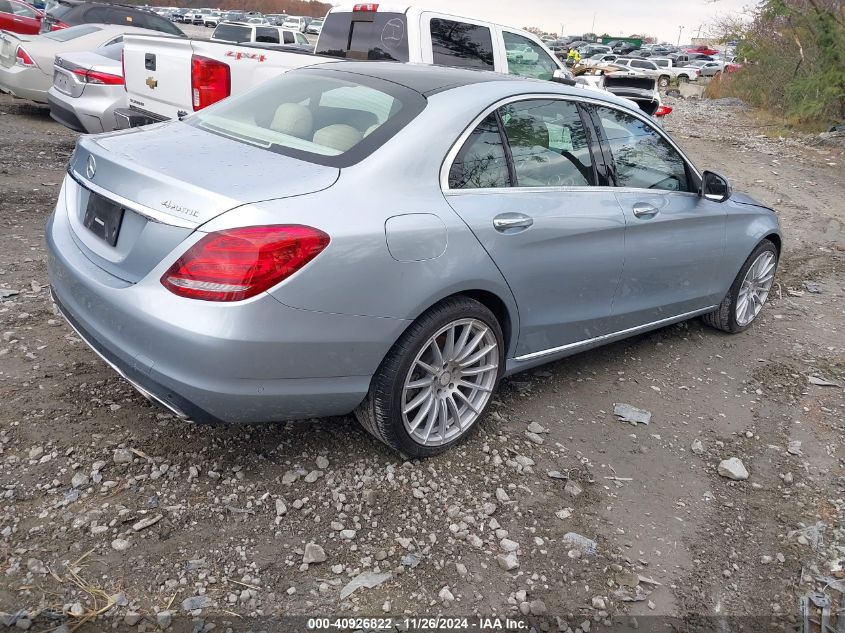 VIN 55SWF4KB5GU121163 2016 Mercedes-Benz C 300, 4Ma... no.4