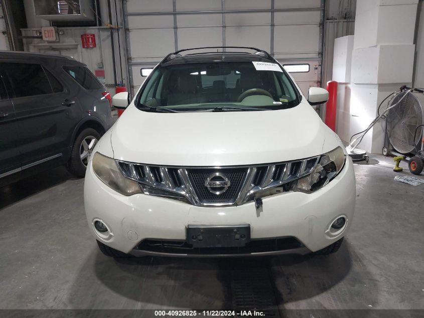 2009 Nissan Murano Le VIN: JN8AZ18W89W116344 Lot: 40926825