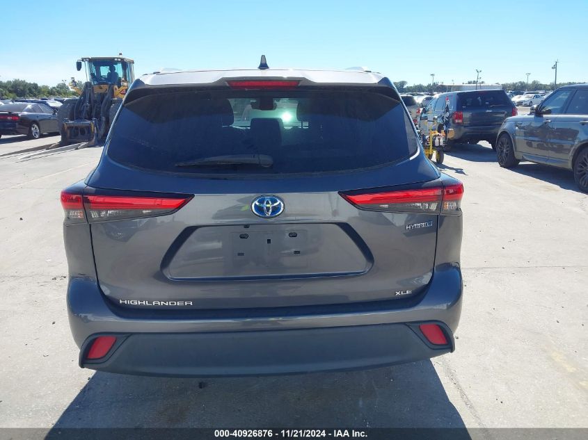 2020 Toyota Highlander Hybrid Xle VIN: 5TDGBRCH0LS501759 Lot: 40926876