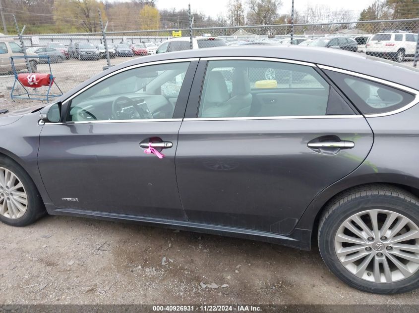 2014 Toyota Avalon Hybrid Xle Touring VIN: 4T1BD1EB2EU026379 Lot: 40926931