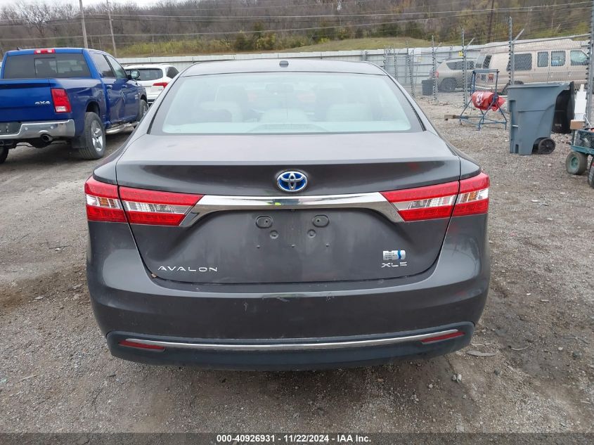 2014 Toyota Avalon Hybrid Xle Touring VIN: 4T1BD1EB2EU026379 Lot: 40926931