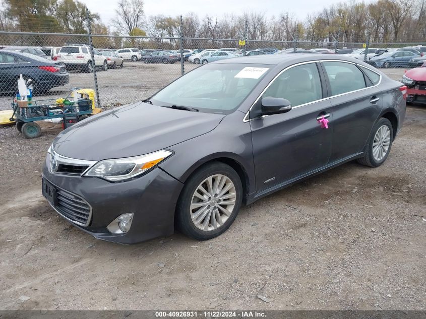 VIN 4T1BD1EB2EU026379 2014 Toyota Avalon, Hybrid Xl... no.2