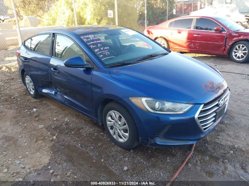 2017 HYUNDAI ELANTRA SE - 5NPD74LF8HH166690