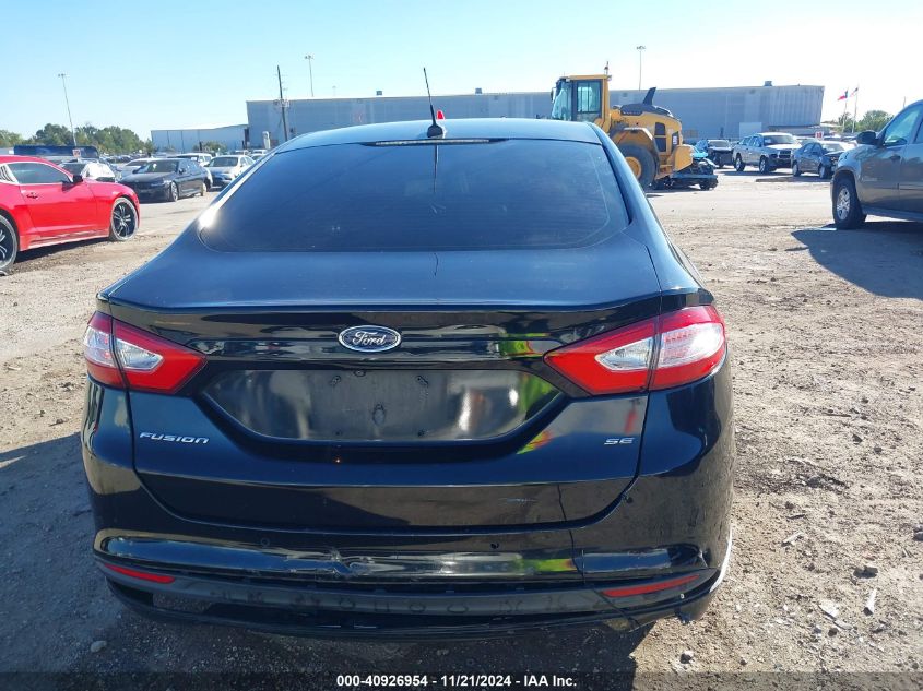 2016 Ford Fusion Se VIN: 3FA6P0H73GR376795 Lot: 40926954